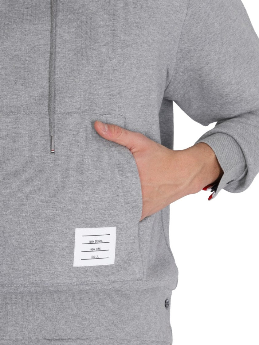 Thom Browne Hooded Sweatshirt With Drawstring