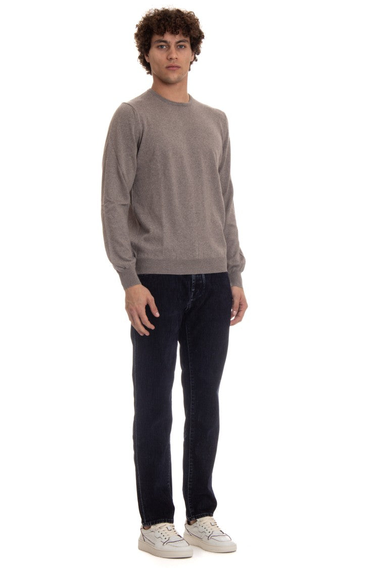Barba Extrafin Virgin Wool Crewneck Sweater