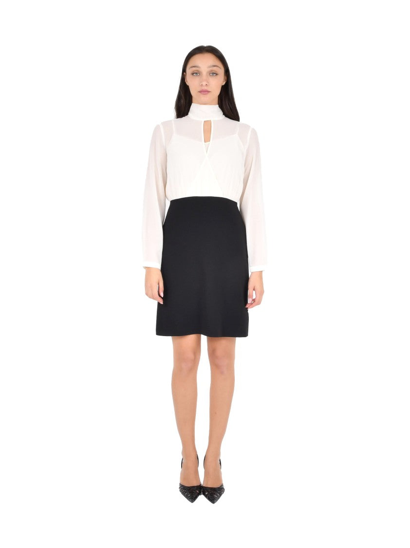 Pennyblack Two-In-One Ivory Georgette Dress