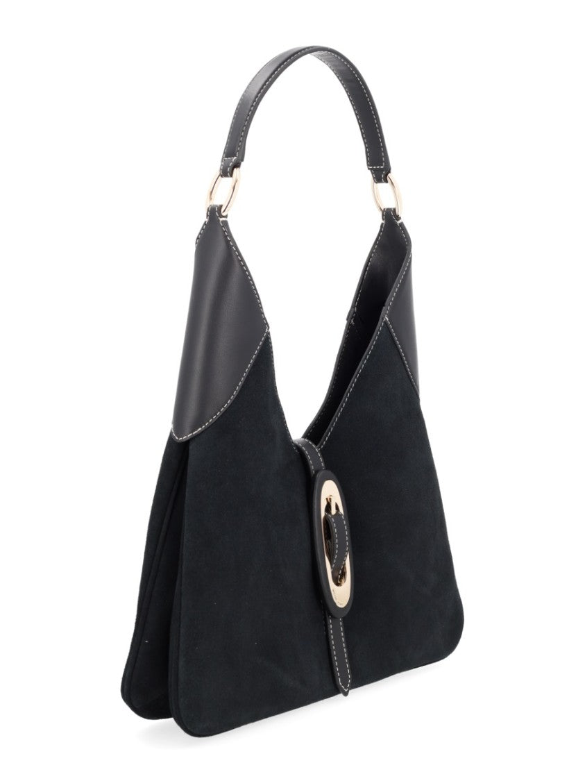 Michael Michael Kors Cow Leather Hobo Buckle Bag