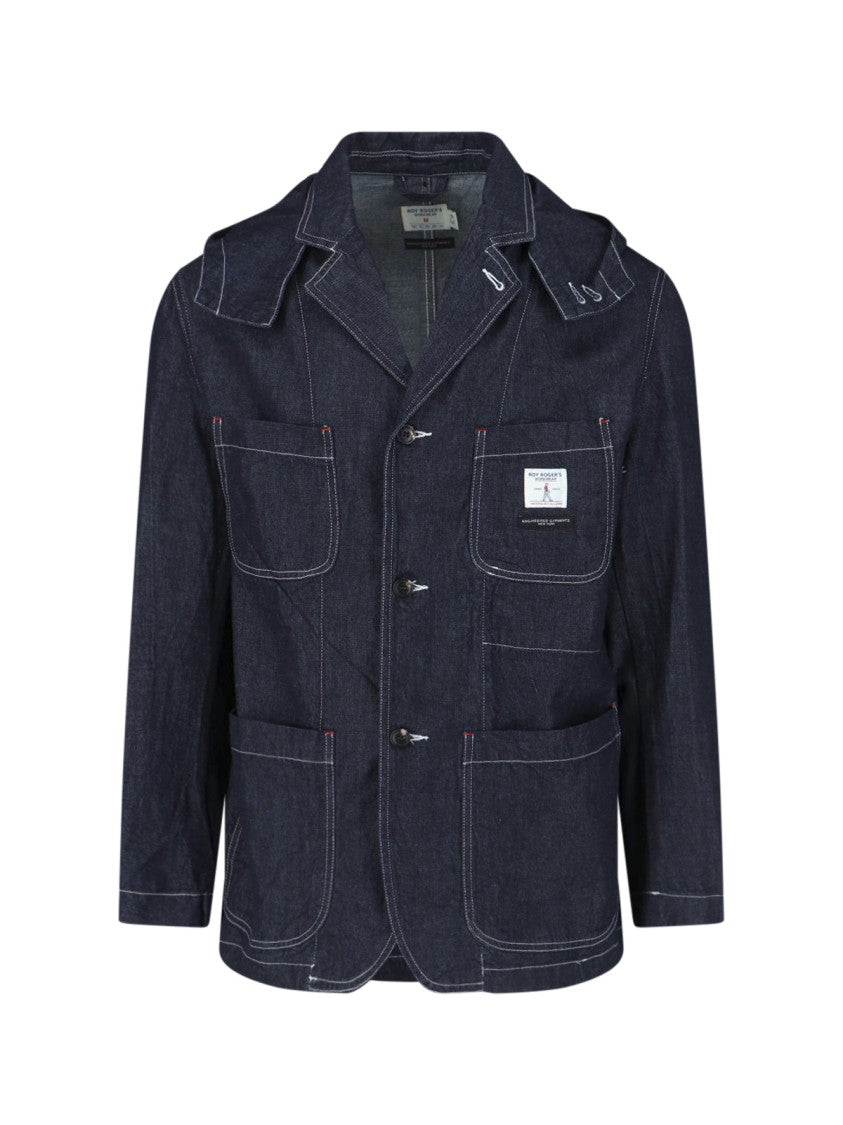 Roy Rogers Blue Denim Detachable Hood Jacket