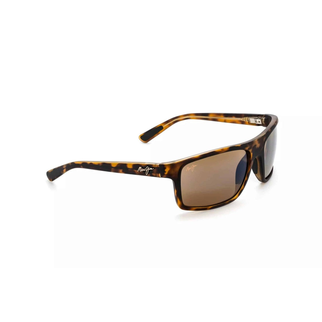 Maui Jim Byron Bay Rectangular Tortoiseshell Frame Sunglasses With Lightly Tinted Lenses