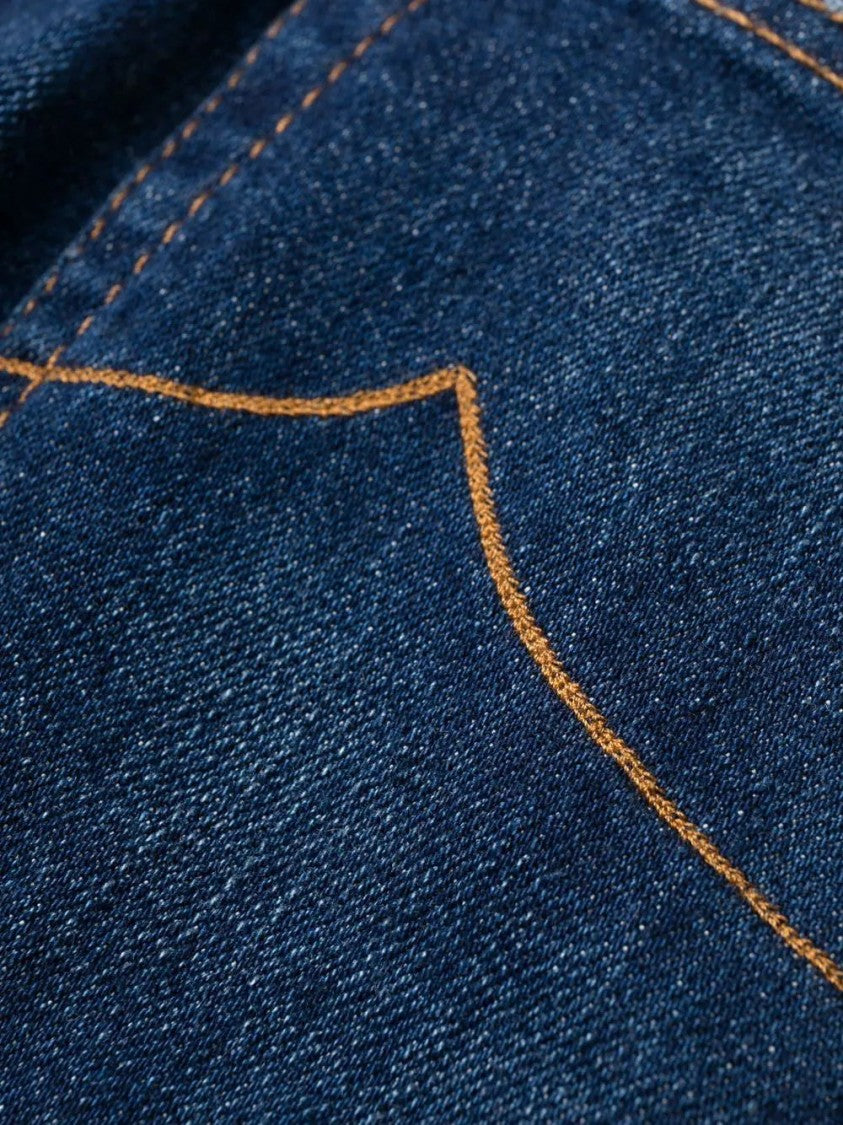 Jacob Cohen Logo-Embroidered Fringe Jeans