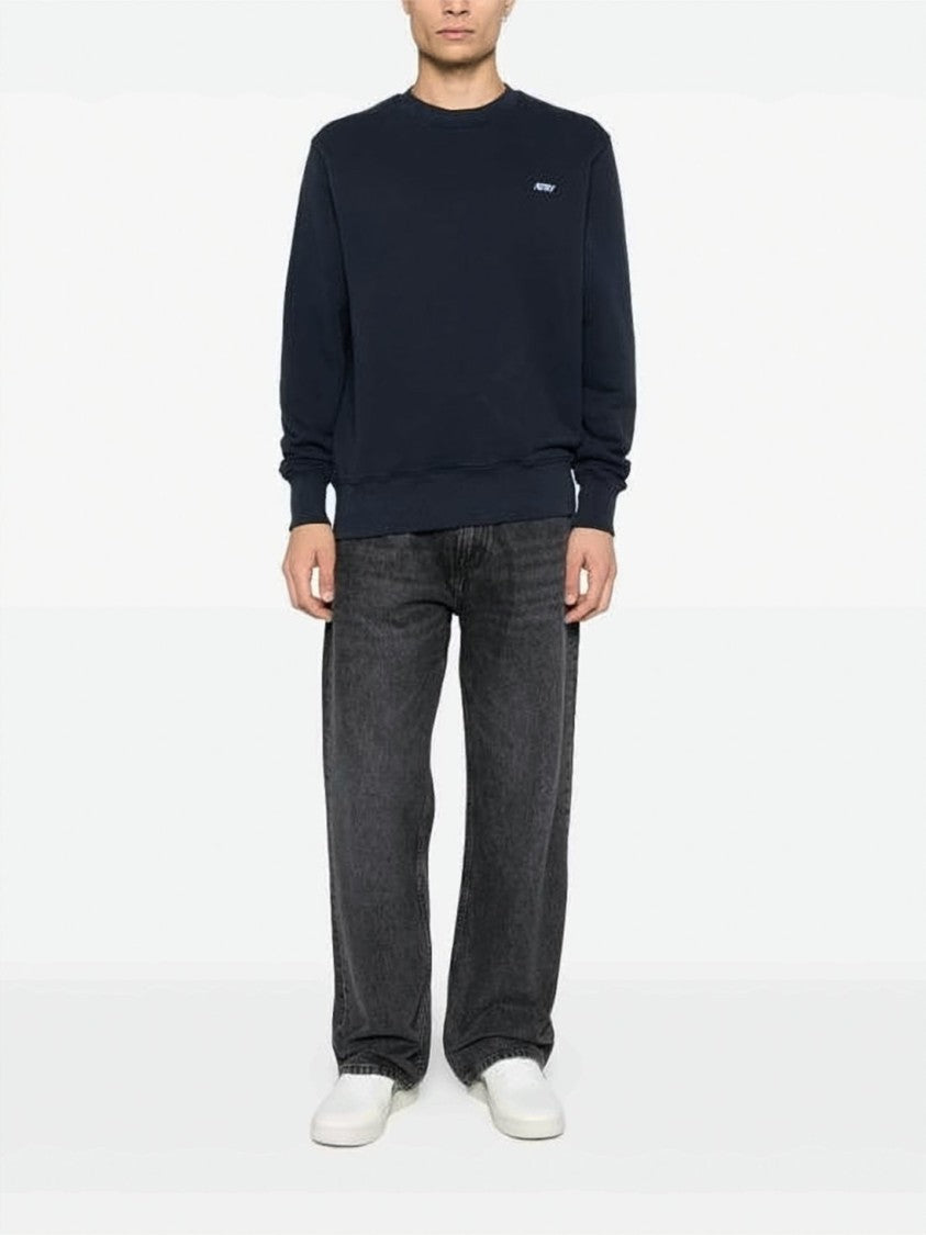 Autry Long-Sleeve Sweatshirt With Embroidered Logo