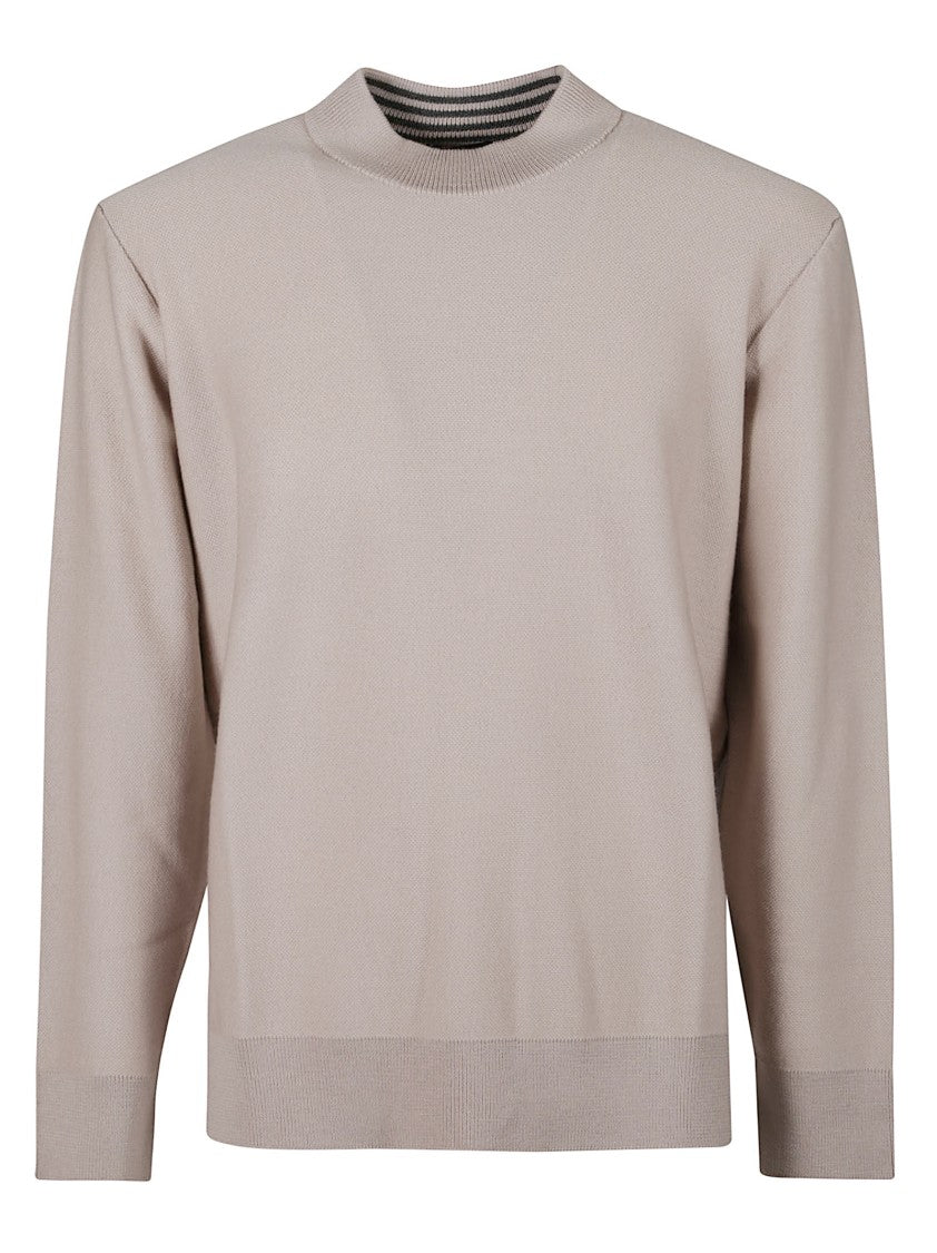 Drumohr Round Neck Minimalist Merino Sweater
