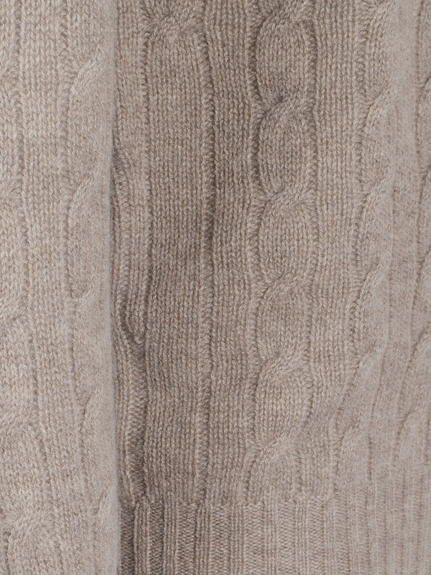 Drumohr Braided Wool Roundneck Sweater