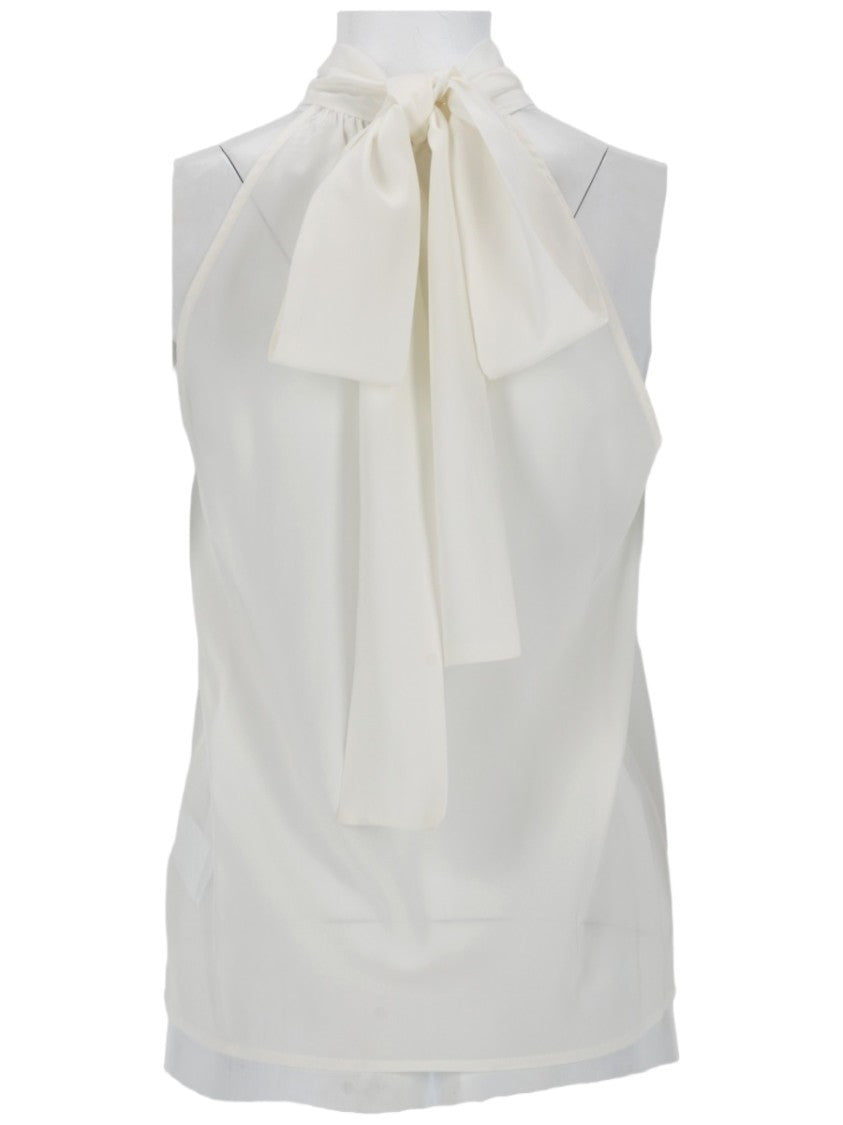 Pt Torino Anita High Gathered Neckline Viscose Tank Top