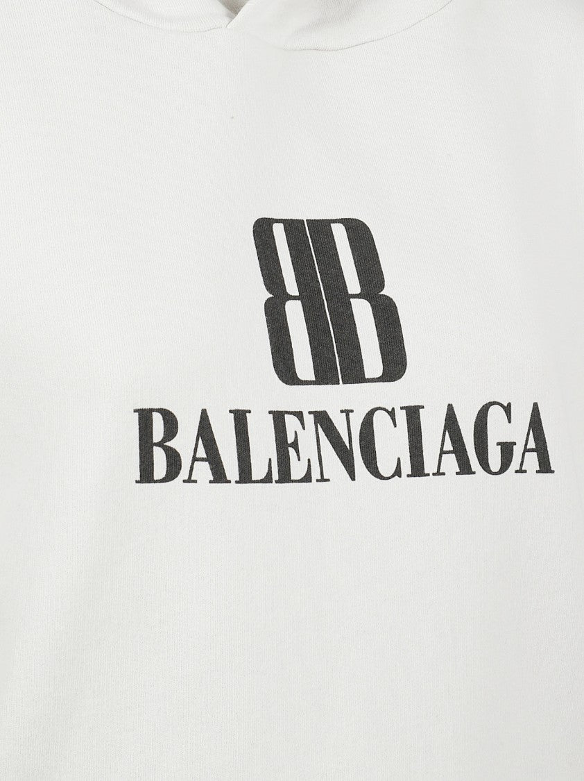 Balenciaga Kangaroo Pocket Hooded Sweatshirt