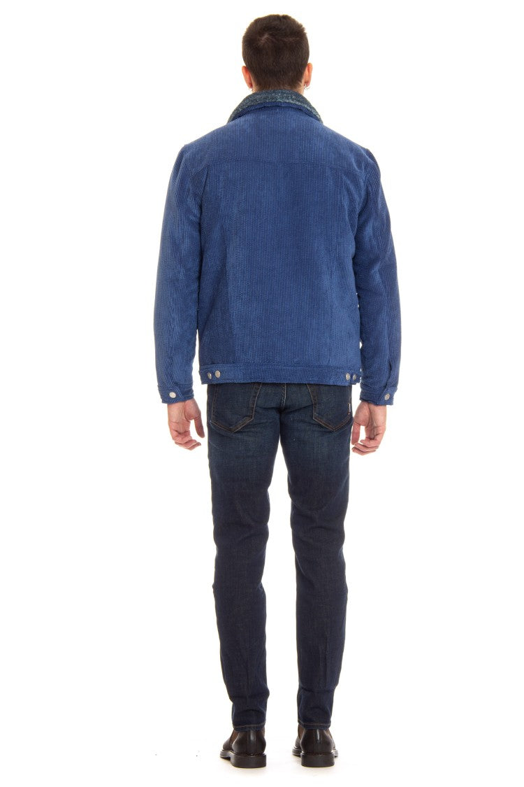 Roberto Collina Denim Trucker With Bear Lining