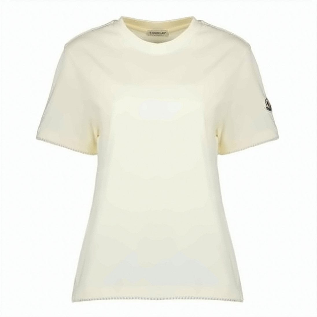 Moncler Short-Sleeved Crew Neck T-Shirt With Scalloped Edges