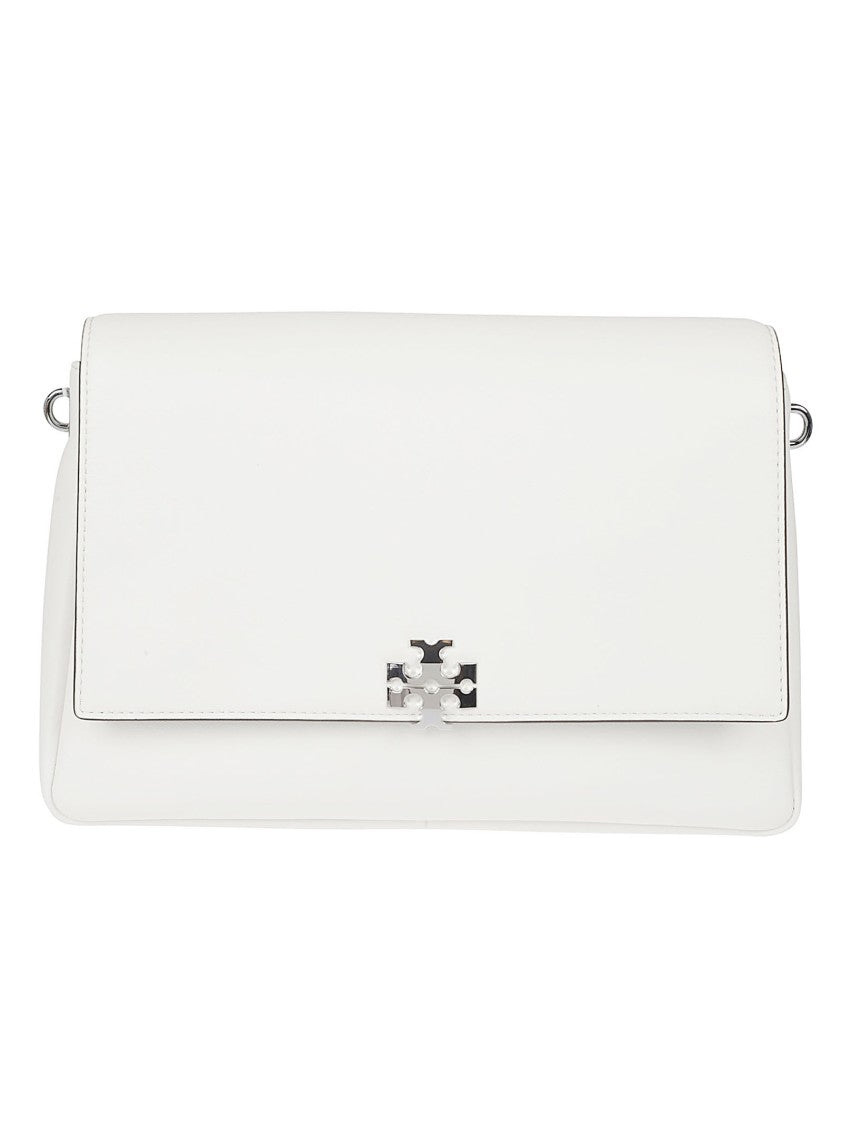 Tory Burch Soft-Structured White Shoulder Bag