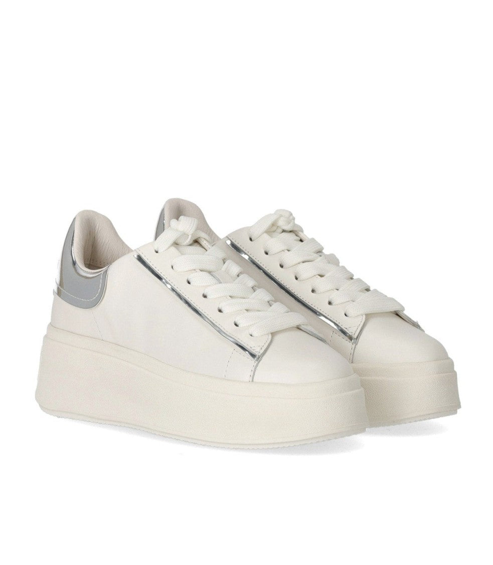 Ash Moby Bis White Silver Sneaker