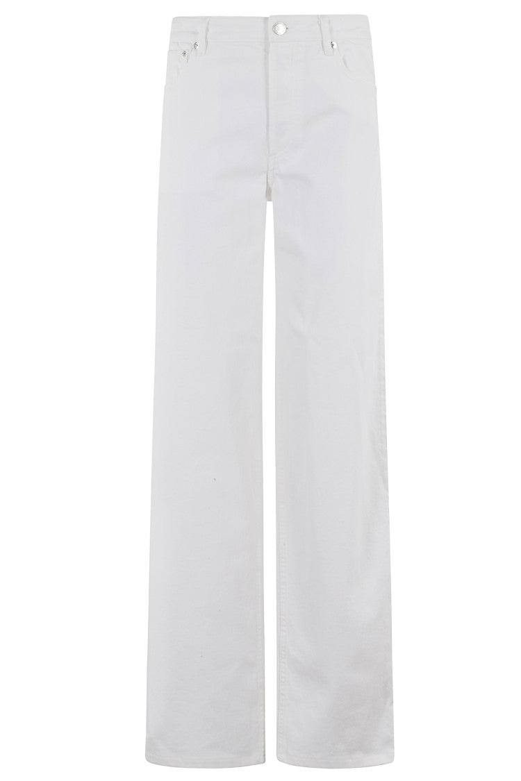 A.P.C. Wide-Leg White Jeans