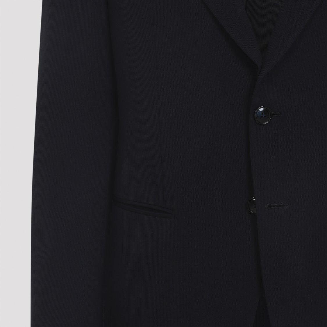 Giorgio Armani Dark Navy Blue Virgin Wool Suit