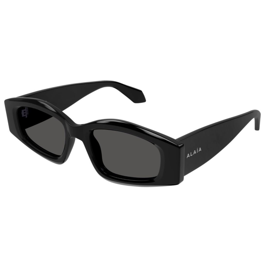 Azzedine Alaïa Rectangular Frame Sunglasses With Dark-Tinted Lenses