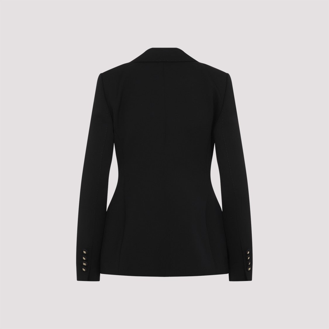 Dolce & Gabbana Black Virgin Wool Jacket