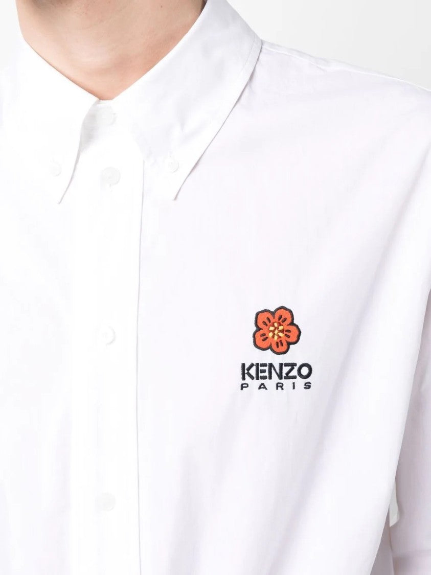 Kenzo Embroidered Cotton Shirt
