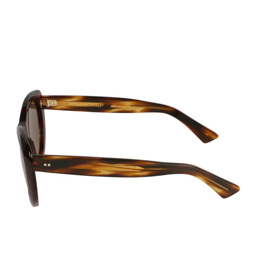 Kador Sophia Rounded Cat-Eye Sunglasses With Tortoiseshell Pattern