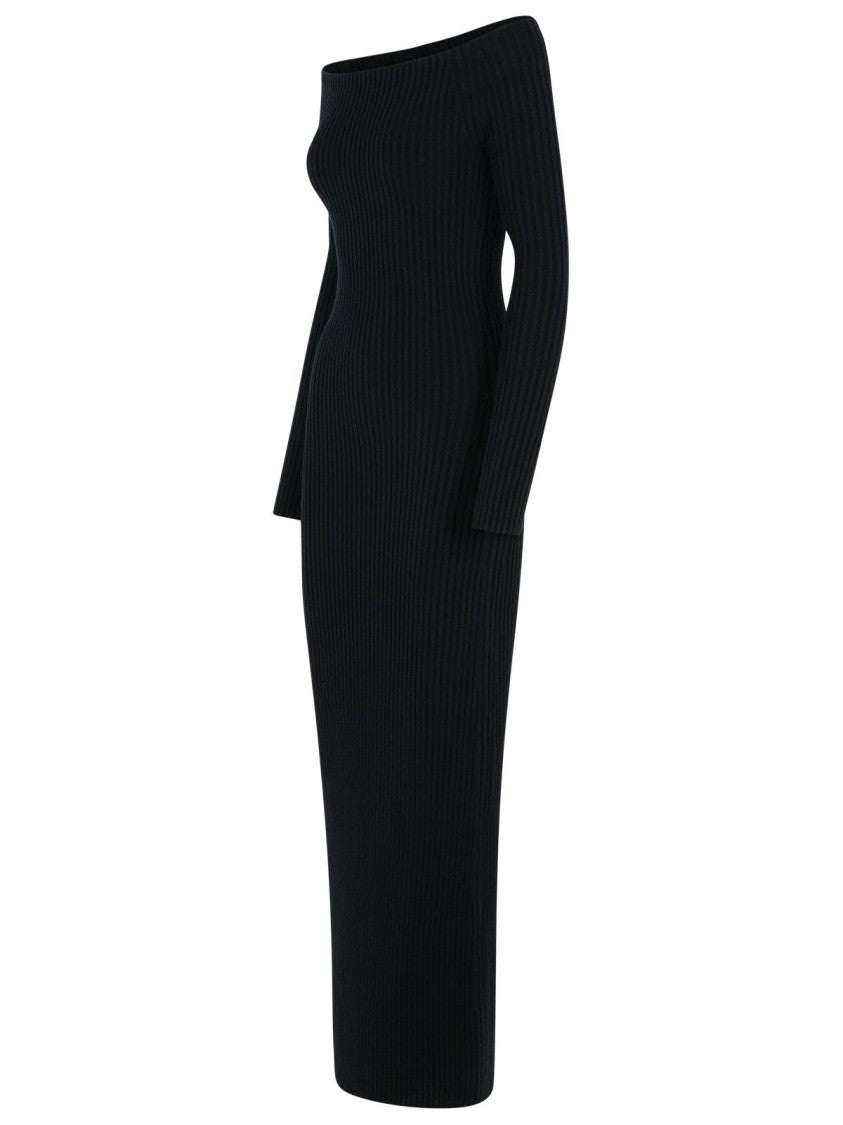 Max Mara Black Wool/Cachemire 'Arnes 1234' Sheath Dress