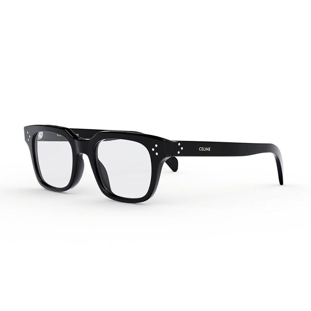 Celine 3 Dots Rectangular Black Acetate Eyeglasses