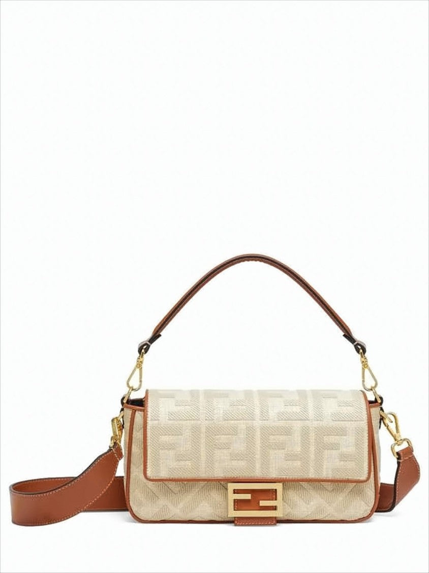 Fendi Rectangular Monogram Shoulder Bag