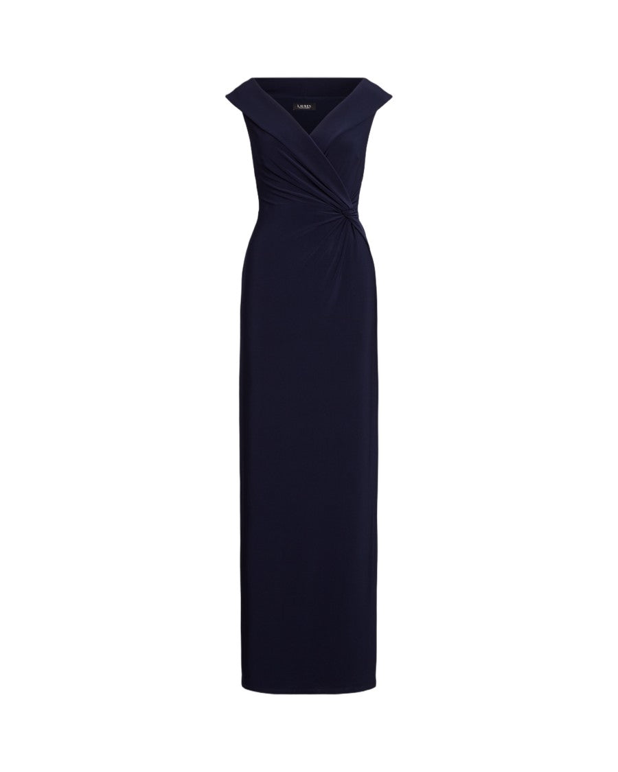 Lauren Ralph Lauren Sleeveless Evening Gown With Side Slit