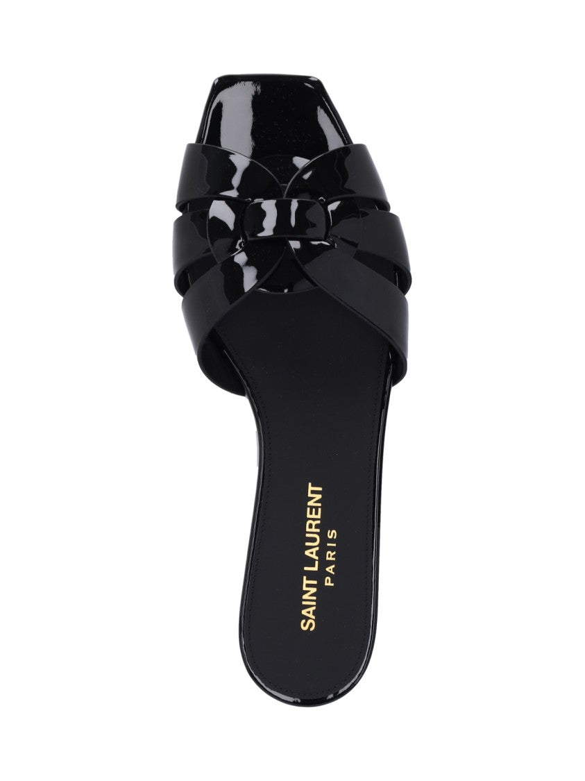 Saint Laurent "05 Tribute" Sandals – Black