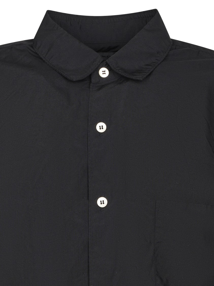 Comme Des Garçons Long-Sleeved Shirt With Classic Collar And Buttoned Cuffs