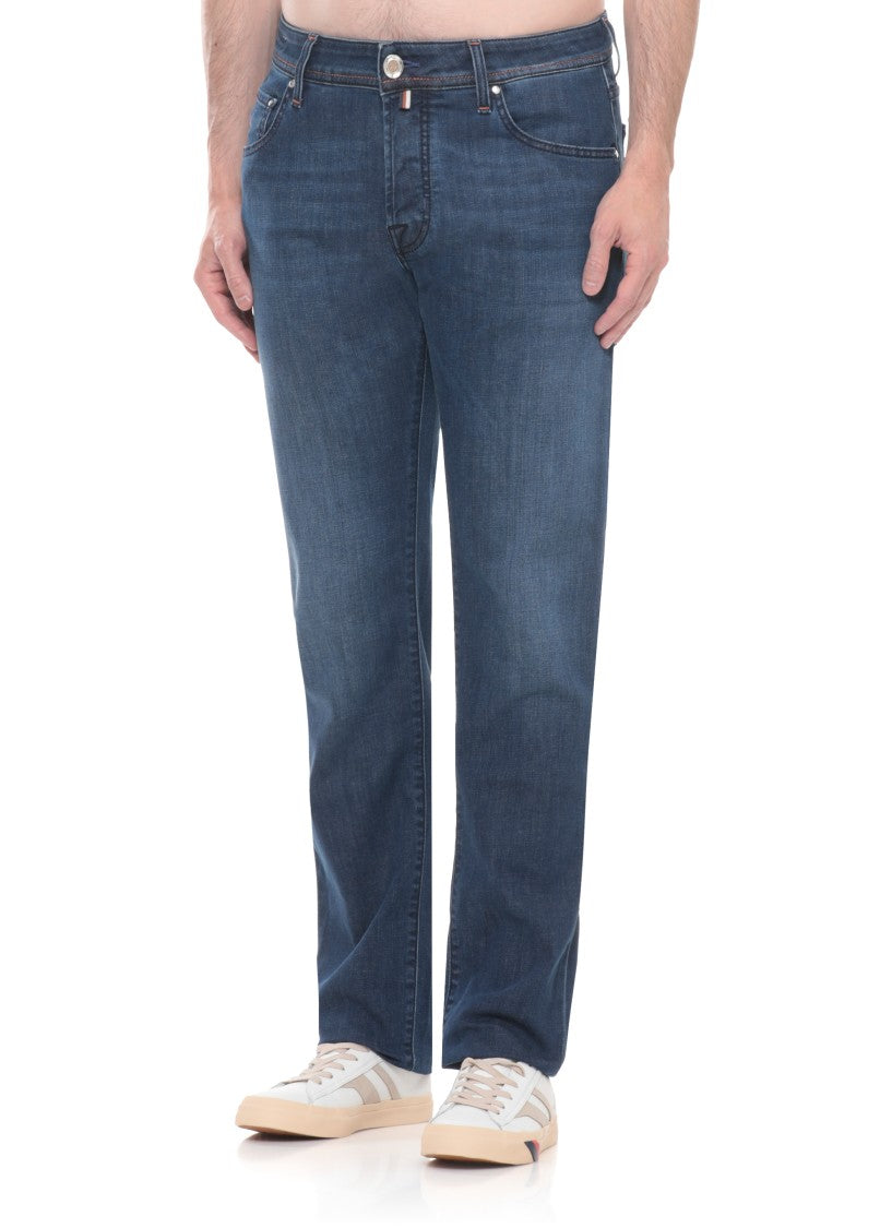 Jacob Cohen Blue Nick Cotton Jeans