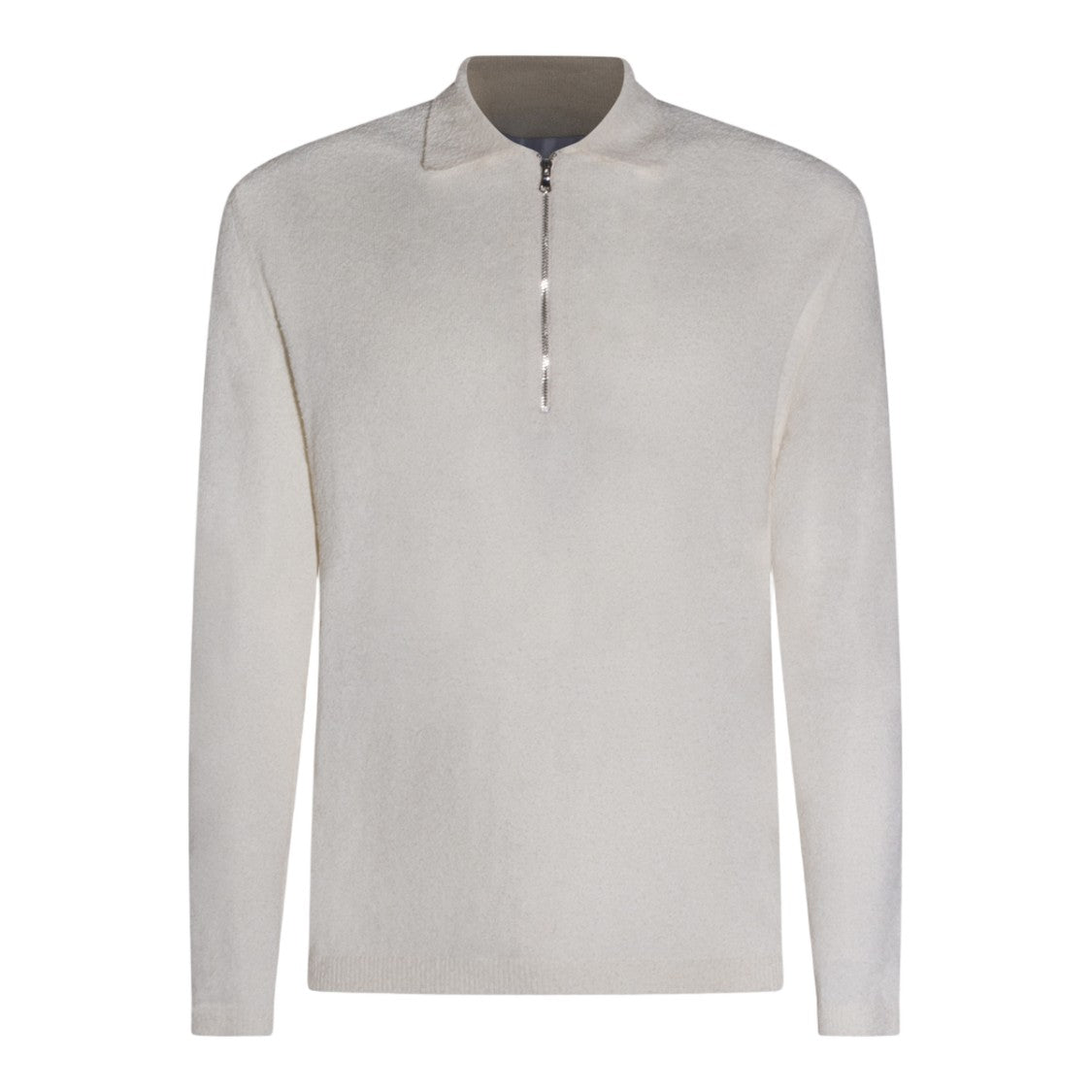 Seven Gauge Long-Sleeve Top And Zipper Detail