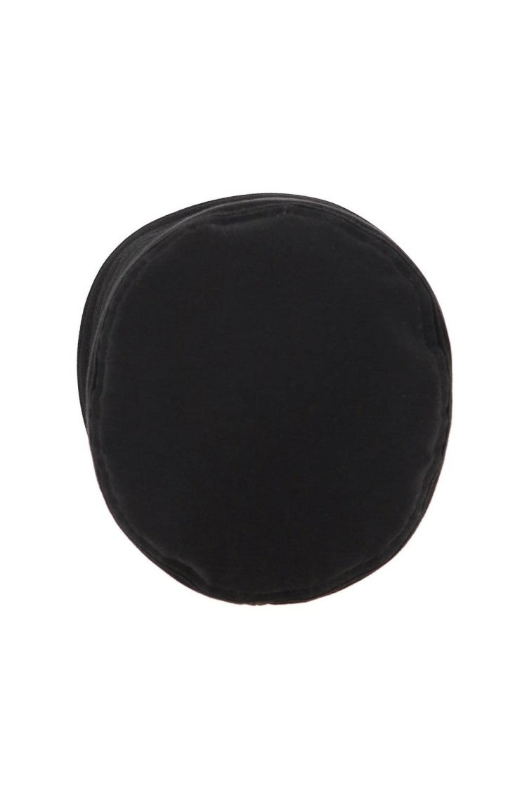 Valentino Garavani Classic Black Bucket Hat With Embroidered Logo