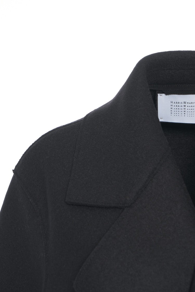 Harris Wharf London Coat With Belt At The Waist