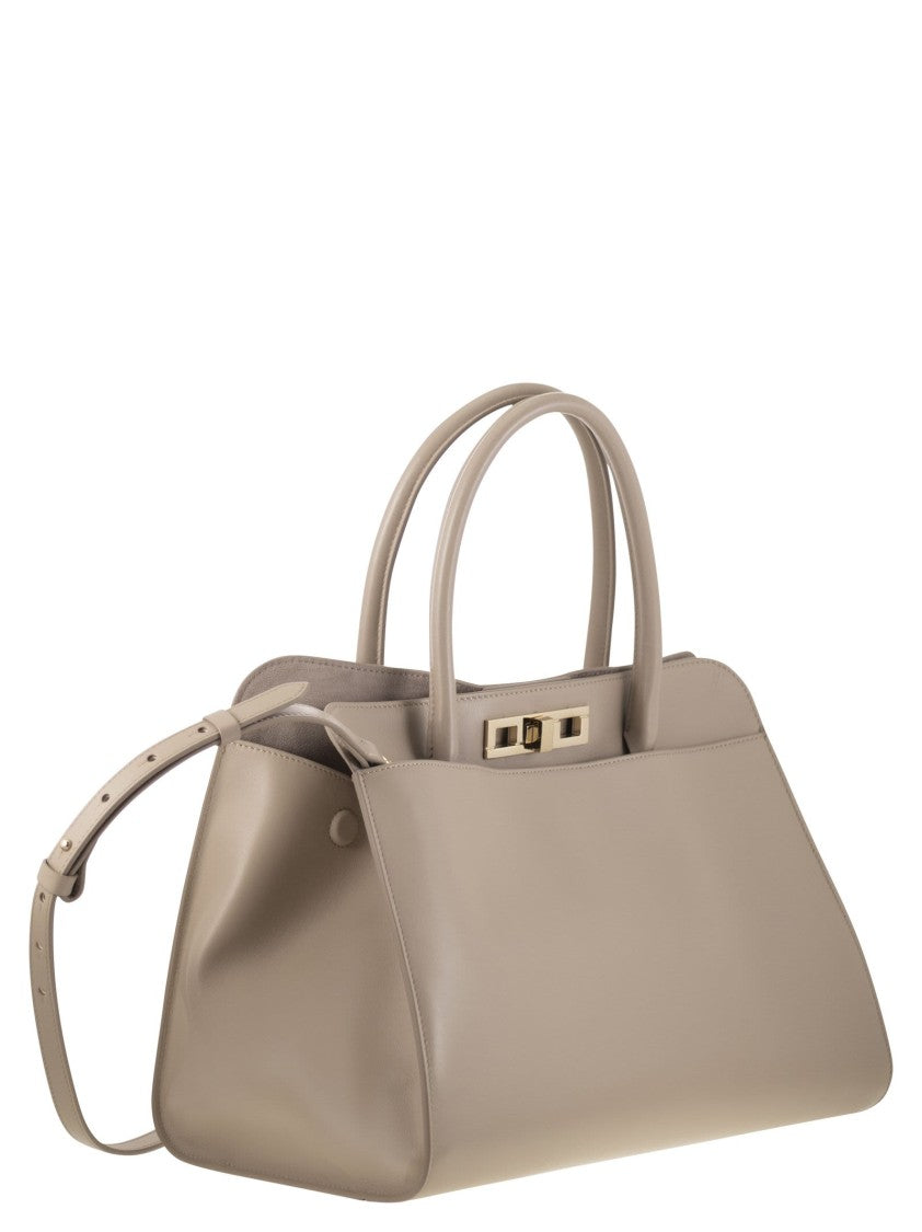 Fabiana Filippi Large Handbag With Metal Accessory