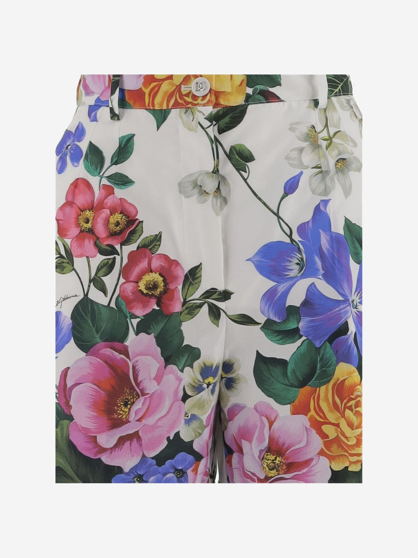 Dolce & Gabbana Floral Print Shorts