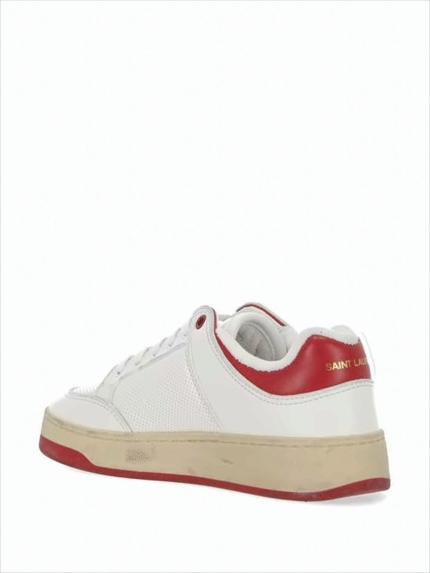 Saint Laurent Low-Top Sneakers With Calf Leather Upper