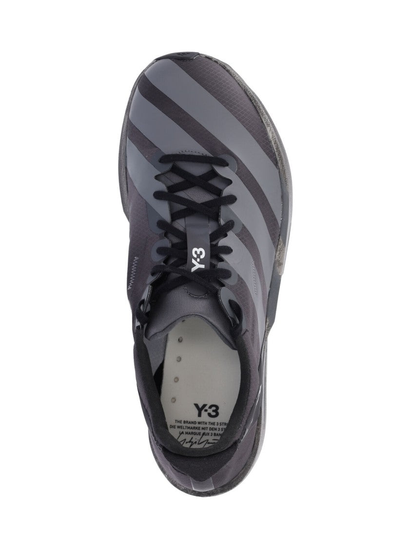 Y-3 Black Adios 9 Contrast Sneakers