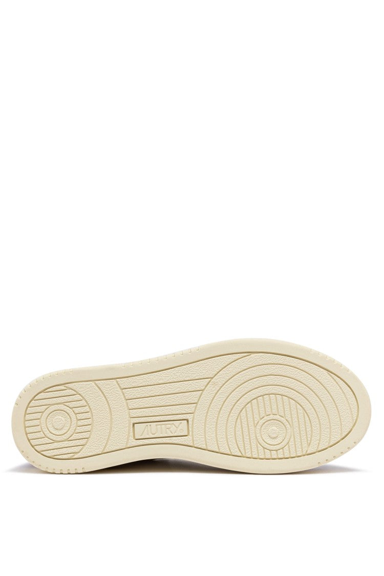 Autry Medalist Goat Leather & Suede Fuchsia Sneakers