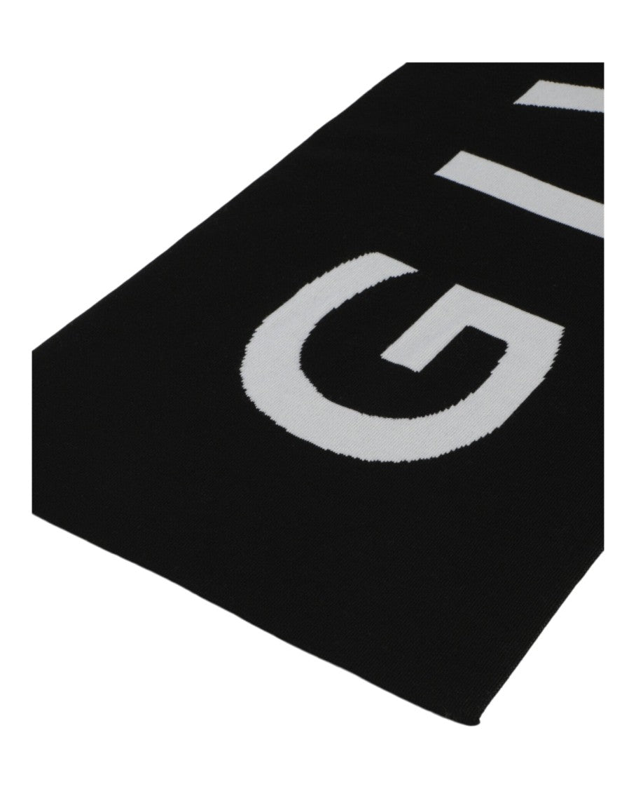 Givenchy Reversible Jacquard Logo Scarf With Contrasting Colors