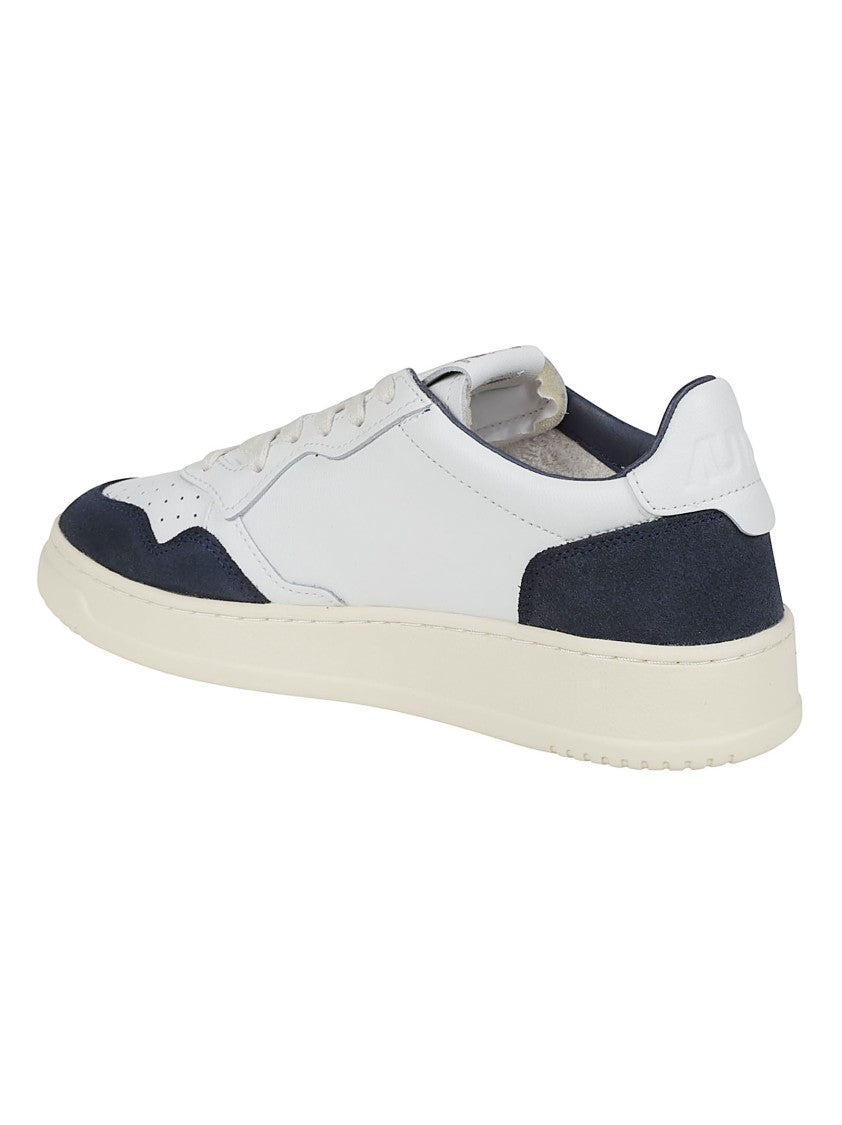 Autry Medalist Low Leather-Suede Low-Top Sneakers