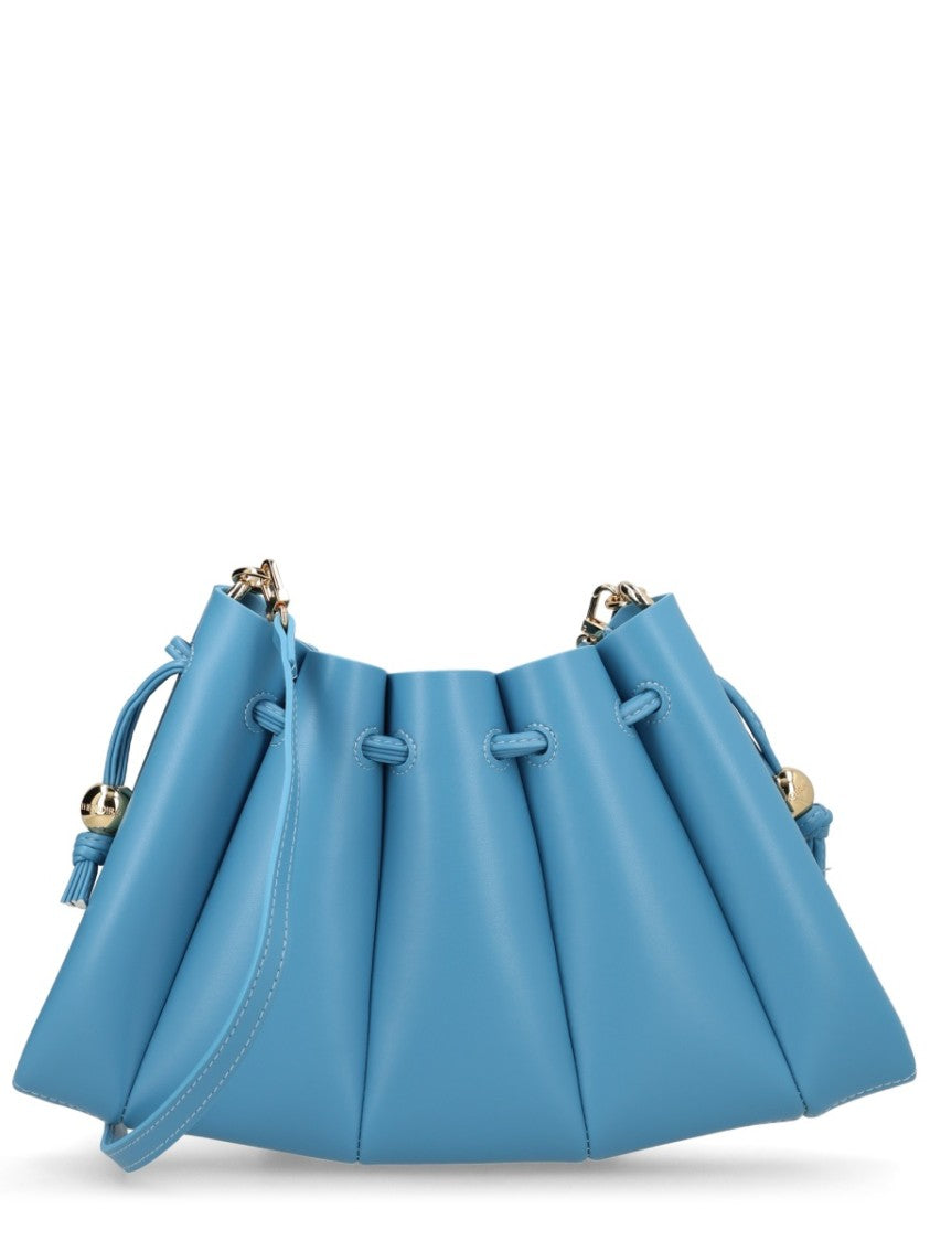 Themoirè Calipso Medium Pleated Shoulder Bag