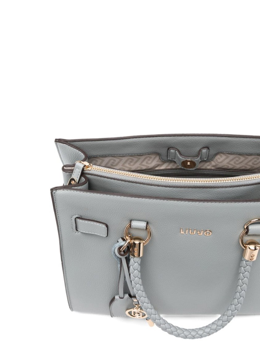Liu Jo Rectangular Handbag With Braided Top Handles