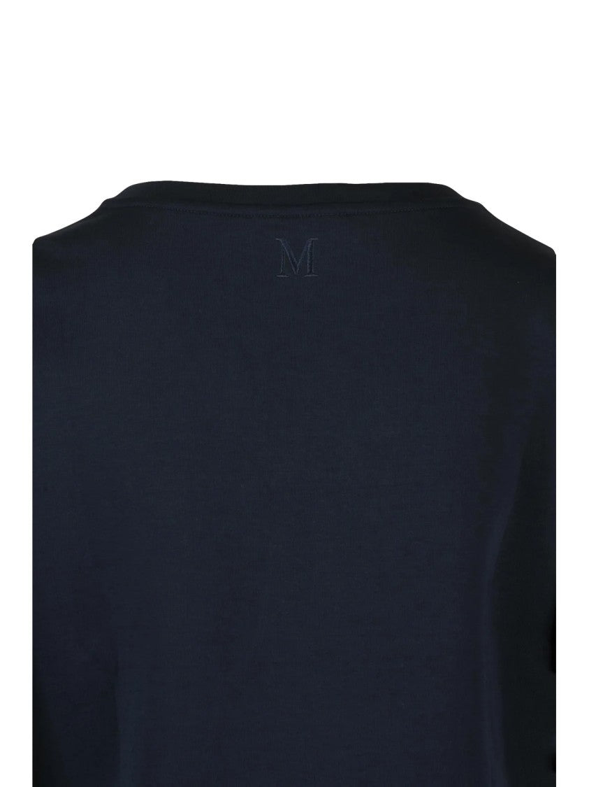 Max Mara Boxy-Fit Crew Neck Sweatshirt With Subtle Embossed Detail