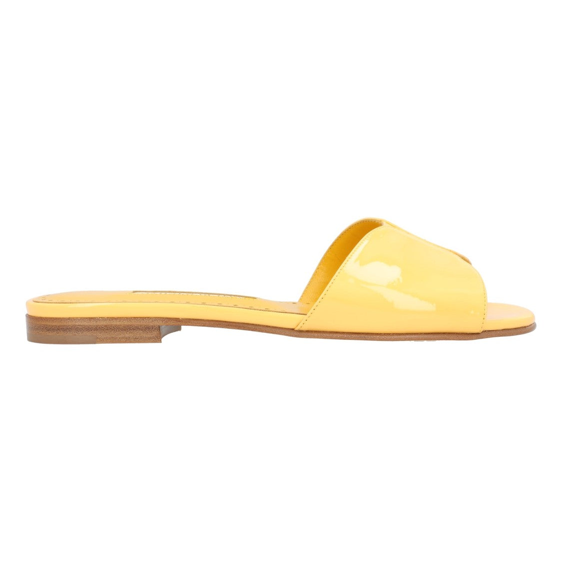 Manolo Blahnik Houramu Flat Yellow