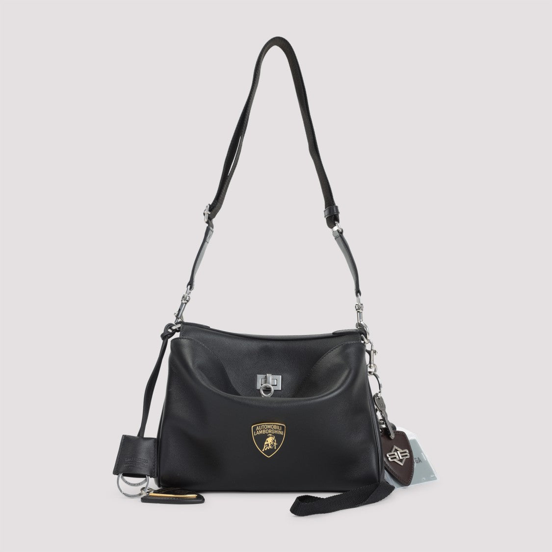 Balenciaga Black Calf Leather Rodeo S Messenger