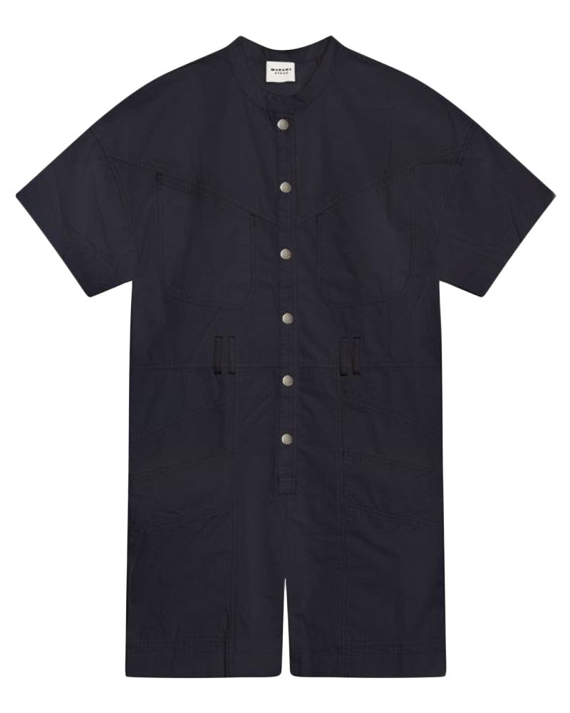 Isabel Marant Short-Sleeved Blouse With Front Button Closure