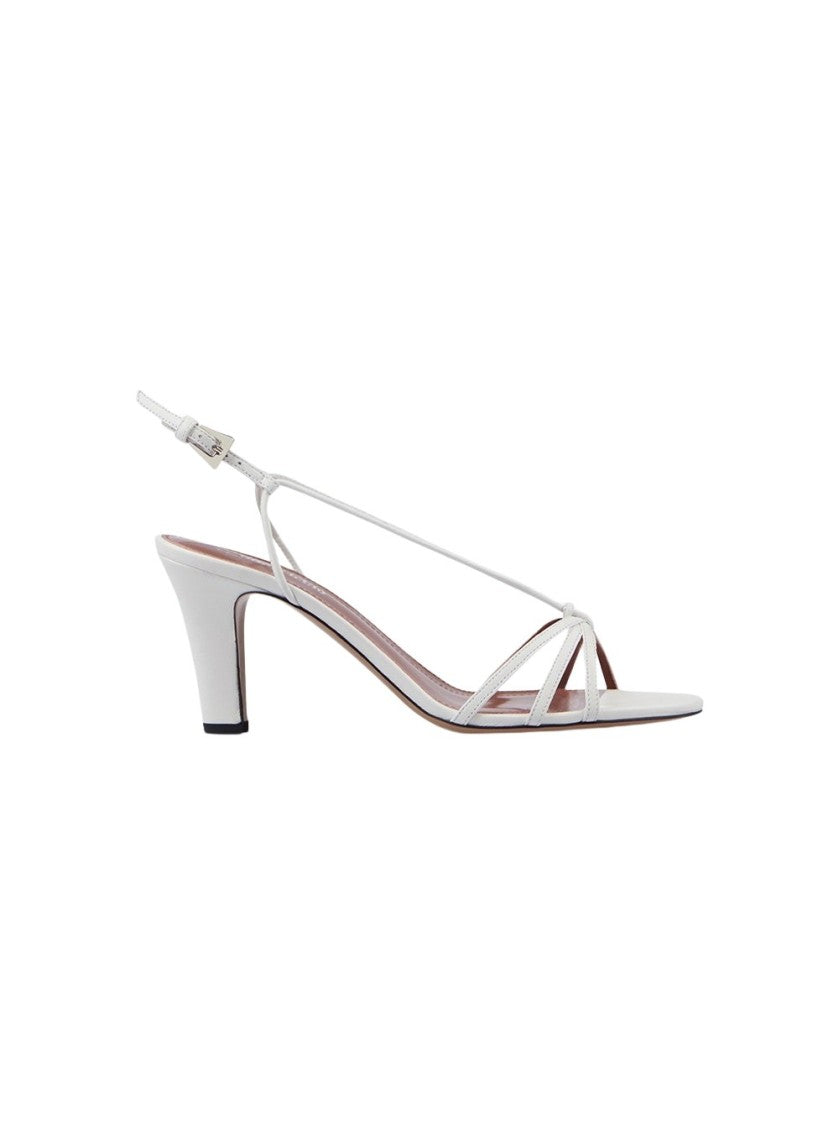 Paris Texas Bianca Sandal White Nappa Leather