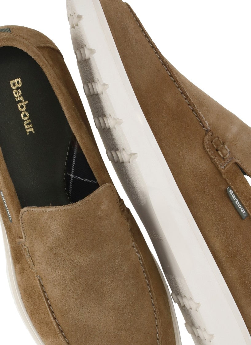 Barbour Brown Carty Suede Loafers