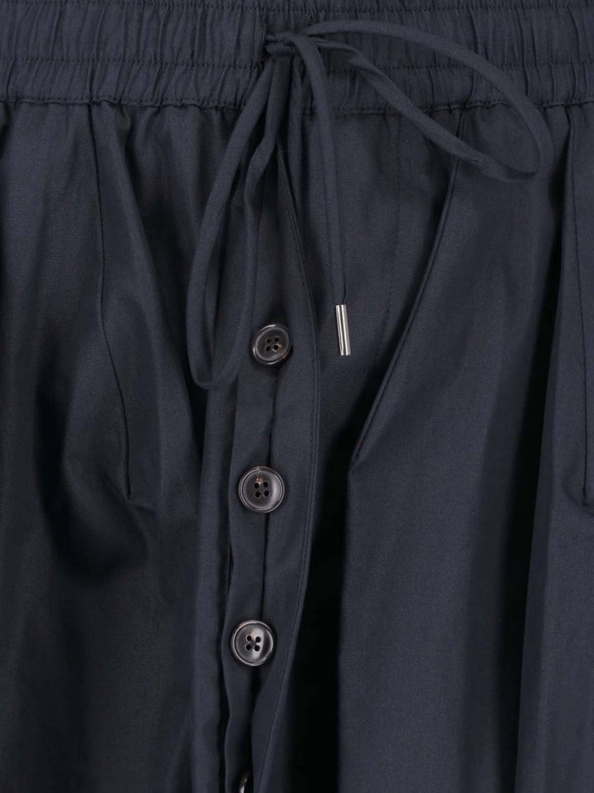 Vivienne Westwood Black Cotton Wide-Leg Pants