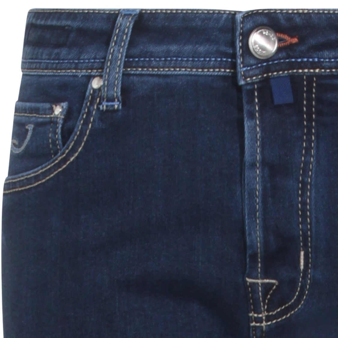 Jacob Cohen Straight-Leg Blue Jeans With Five-Pocket Design