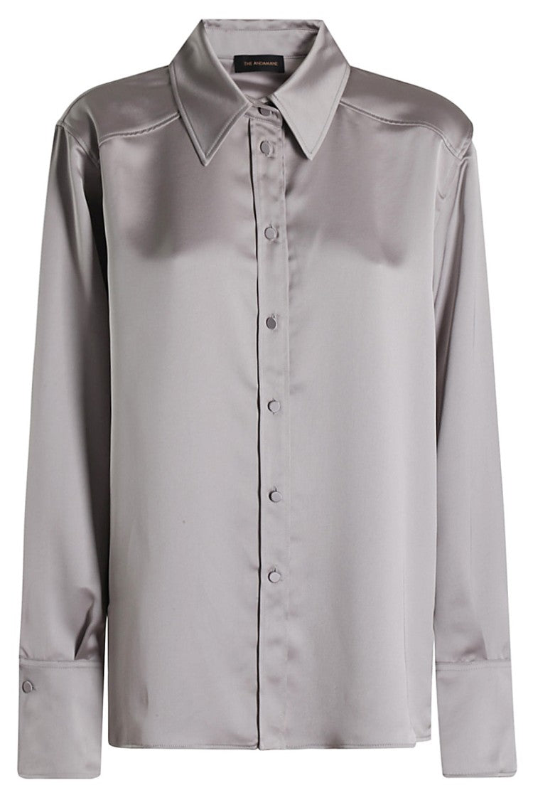 The Andamane Satin Gray Shirt